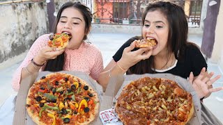 Spicy Pasta Pizza and Tomato Pasta Pizza Eating Challenge  Pizza Challenge  Food Challenge [upl. by Ahter]