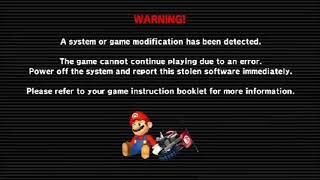 Mario Kart Wii AntiPiracy Message Extended [upl. by Eneladgam]