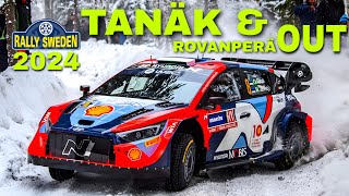 TANAK amp ROVANPERA OUT  FRIDAY MORNING LOOP HIGHLIGHTS drama ss4 [upl. by Standush963]