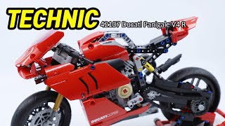 레고 테크닉 두카티 파니갈레 V4 R42107 LEGO TECHNIC DUCATI PANIGALE V4 R42107 [upl. by Bowie]