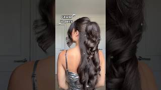 Using the ghd chronos amp Helios icy blue gift set Volume hack using a claw clip hair hairstyle [upl. by Torin]