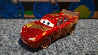 Muddy Rusteze Racing Center Lightning McQueen Showcase [upl. by Aible]