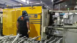 HOW ITS MADE  ALUMINIUM DIE CASTING  550 TONS die casting machine [upl. by Nonregla]