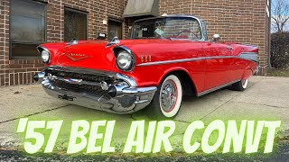 1957 Chevrolet Bel Air Convertible  SOLD [upl. by Aissatsan]