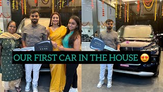 OUR FIRST CAR DELIVERY 🥳 GAURAV ARORA VLOGS [upl. by Ellessig]