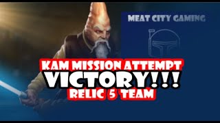 SWGOH  LS Geo TB  KAM Special Mission  Relic 5 1 R6 Team VICTORY [upl. by Marutani843]