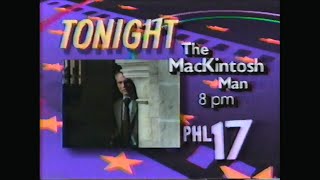 PHL 17 The MacKintosh Man promo shown in 1989 [upl. by Ariait215]