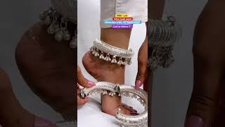 New designer silver kada payal with 65 discount on instant order shortvideo kadapayal [upl. by Raymond]