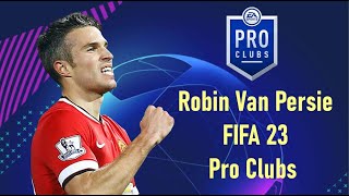 Robin Van Persie Pro Clubs Face Creation  FIFA 23 [upl. by Yzzo]