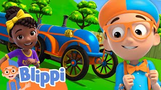 Blippi and Meekah Road Trip On A Train  Blippi and Meekah Podcast [upl. by Akamaozu]