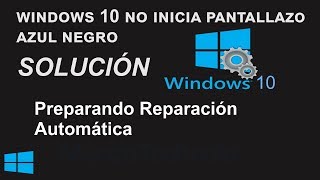 REPARAR Windows 10 no inicia sale Reparación automática Restableciendo este PC no me entra a windows [upl. by Krebs]