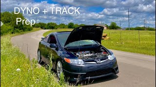 Dyno And Track Prepping My 8TH gen SI [upl. by Sitoiyanap]