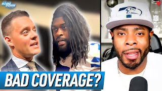 Richard Sherman defends Trevon Diggs after Dallas Cowboys star confronts reporter after 49ers loss [upl. by Jordon]