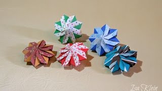 Isa Klein Tutorial 16 Origami Sachet [upl. by Onailimixam]