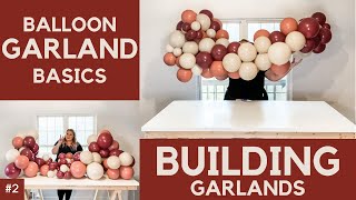 How to Make a Balloon Garland  Balloon Garland Basics Series  DIY Balloon Garland [upl. by Zacks]