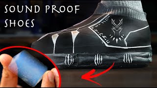 Sound Proof Black Panther Shoes Made From Aerogel  Retractable Nanotech quotSneakersquot [upl. by Farrington]