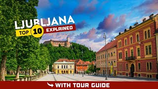 Things To Do In LJUBLJANA Slovenia  TOP 10 Save this list [upl. by Annaili205]