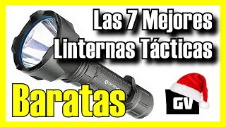 🥇🔦 7 MEJORES Linternas Tácticas BARATAS de Amazon 2023✅CalidadPrecio Superpotentes  Militares [upl. by Ecirtaeb]