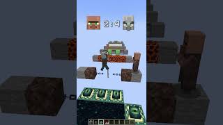 Pillager Chase vs Saving Villager meme shorts minecraft [upl. by Asante352]