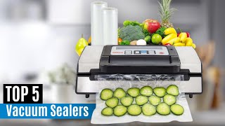 TOP 5 Best Vacuum Sealers in 2023 Buying Guide [upl. by Ruffina]