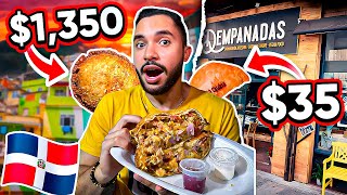 PROBANDO UNA EMPANADA DOMINICANA de 1350 vs 35 ¿Cual es la diferencia [upl. by Chivers965]