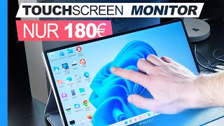 Preiswerter 14quot TOUCHSCREEN Monitor im Test — WIMAXIT M1400CT [upl. by Oilime]