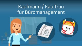 Kaufmann  Kauffrau für Büromanagement  Ausbildung Aufgaben Gehalt [upl. by Philander126]