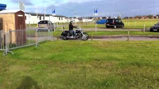 Yamaha Dragstar 650 Custom Sound 25kW van Jappie [upl. by Ettennil968]