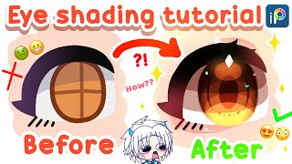 NEW Eye Shading Tutorial ✨ Gacha Club  IbisPaint X [upl. by Nera]