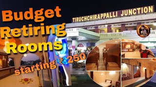 Trichy Railway Station Retiring Room  Tiruchirappalli Railway Station  Trichy Low Budget Room [upl. by Atirb]