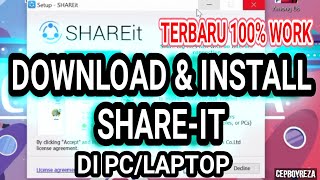 CARA DOWNLOAD amp INSTALL SHAREIT DI PCLAPTOP TERBARU 2021 [upl. by Halley531]