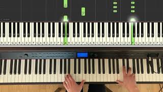 quotBallade pour Adelinequot by Paul de Senneville presented on the piano with Synthesia short version [upl. by Neraj]