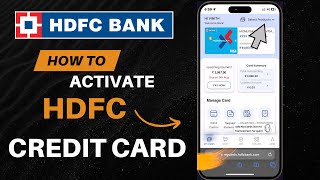 💥Activate Any HDFC Bank Credit Card Online  Activation Process [upl. by Tiffie]