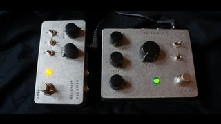 Fairfield Circuitry  Unpleasant Surprise into Randys Revenge Fuzz Ring Modulator [upl. by Lenna]