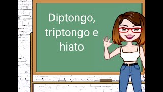 Diptongo triptongo e hiato [upl. by Teragramyram]