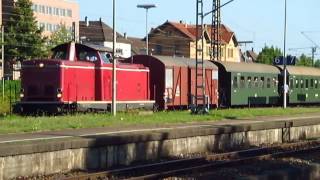 Br 212 V 100 Kornwestheim Bahnhof Morgenstimmung [upl. by Colvin526]