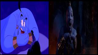 Aladdin  Friend Like Me 2019 vs 1992 Comparison [upl. by Galatia]