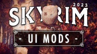 5 Must Have Skyrim UI Mods From 2023 [upl. by Oinoitna]