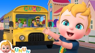 The Wheels On The Bus  More Nursery Rhymes  NuNu Tv [upl. by Ralaigh]