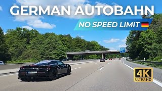 Drive in German Autobahn A3 amp A5 4K HDR Fast Driving Tour from Aschaffenburg Germany to France 2024 [upl. by Ham]