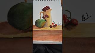 Watercolor Painting 😍 youtubeshorts drawing art [upl. by Letnahc904]