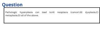 Pathologic hyperplasia can lead to [upl. by Almeida]