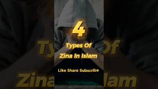 4 Types Of Zina in Islam 🥵  ytshortsvideo islamicvideo shortsvideo [upl. by Britton]