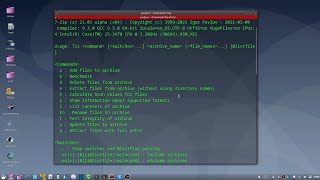 How To Install 7Zip In Ubuntu 2004 [upl. by Enelia]