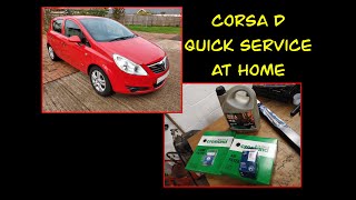 Quick 12 Corsa D service at home [upl. by Aicilyhp636]