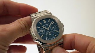 Up Close The Patek Philippe 5740G Nautilus Perpetual Calendar [upl. by Jane]