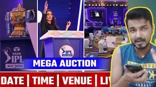 IPL 2025 Auction  Mega Auction List Announced 🔥  Date  Time  Venue  Players Details [upl. by Magner]