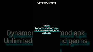 Dynamons world mod apk how to download [upl. by Nosyaj]