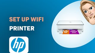 How to Set Up WiFi on Your HP ENVY 6020e Printer [upl. by Ahsienet]