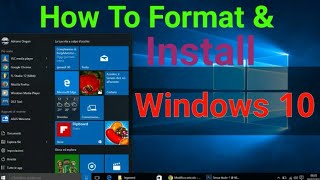 How to format amp install Windows 10 on Laptoppc [upl. by Read627]